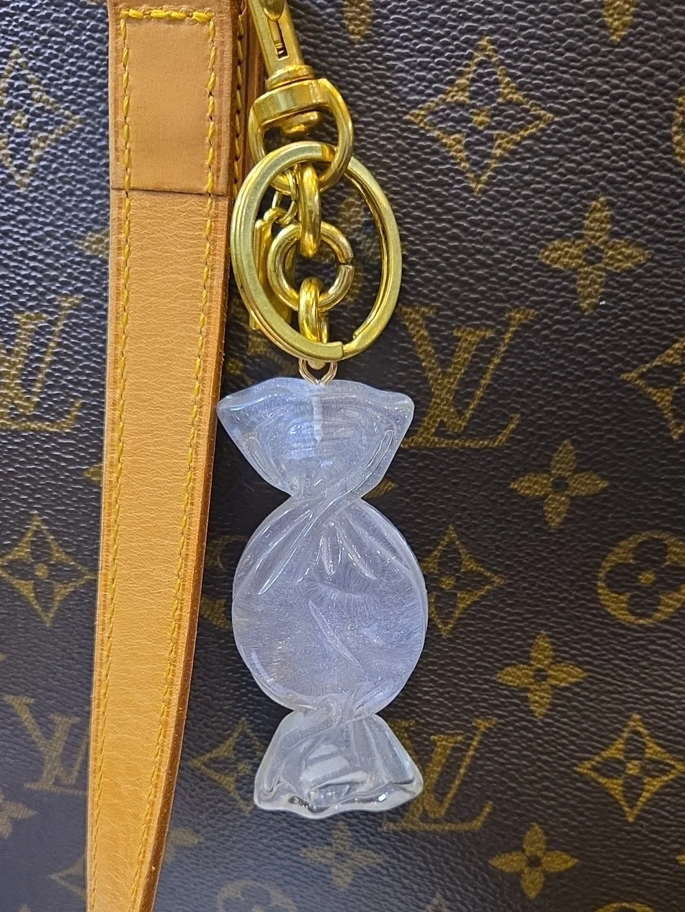 NWOT - Statement CANDY Charm / Key Holder